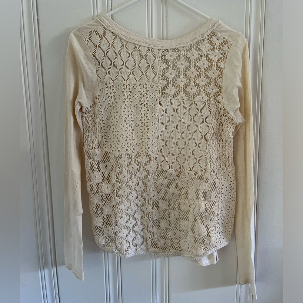 Free people lacy t shirt